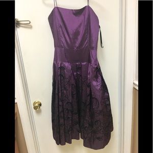 Dress Purple formal  prom black Jessica Howard